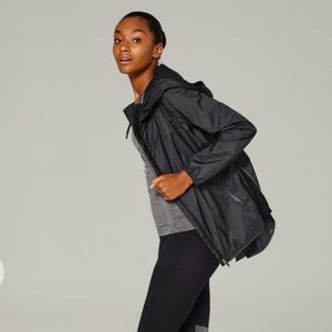 Ivy Park Reflective Long Sleeve Wrap Back Jacket Small Black